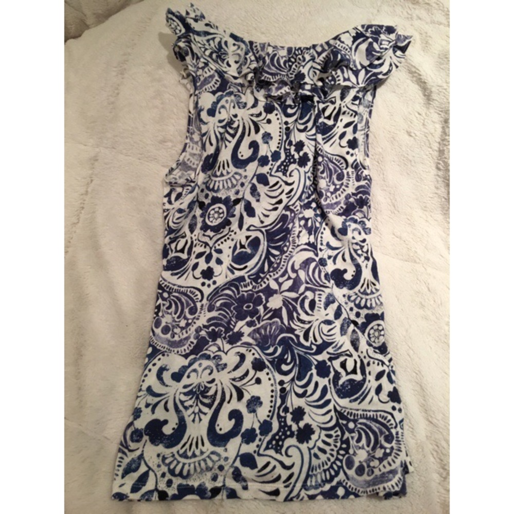 Blue Patterned Top - Picture 2 of 4